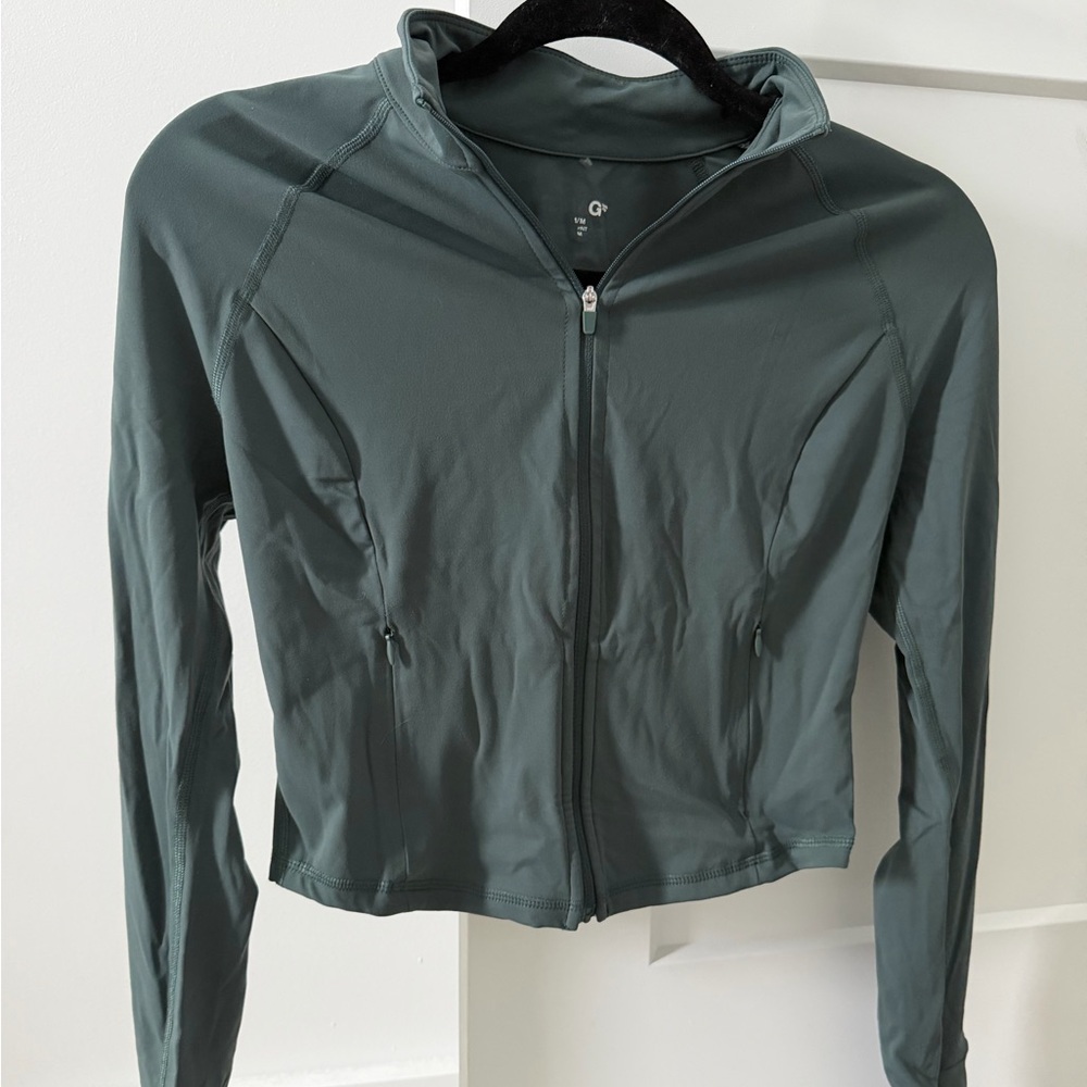 Garage Zip-Up Jacket forest green size M